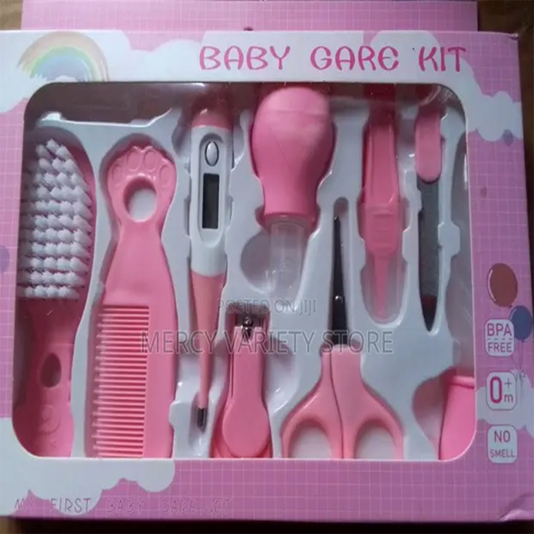Infant Safety Care Set with Brush, Comb, Nail Clipper & Nasal Aspirator