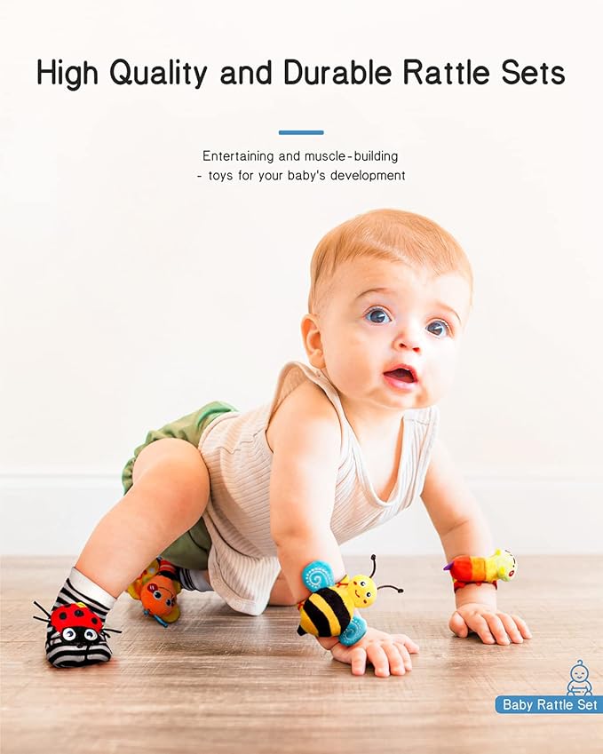 Garden Bug Toys for 0–12 Months