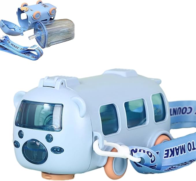 16oz Leak-Proof Straw Cup with Strap for Kids &amp; Travel