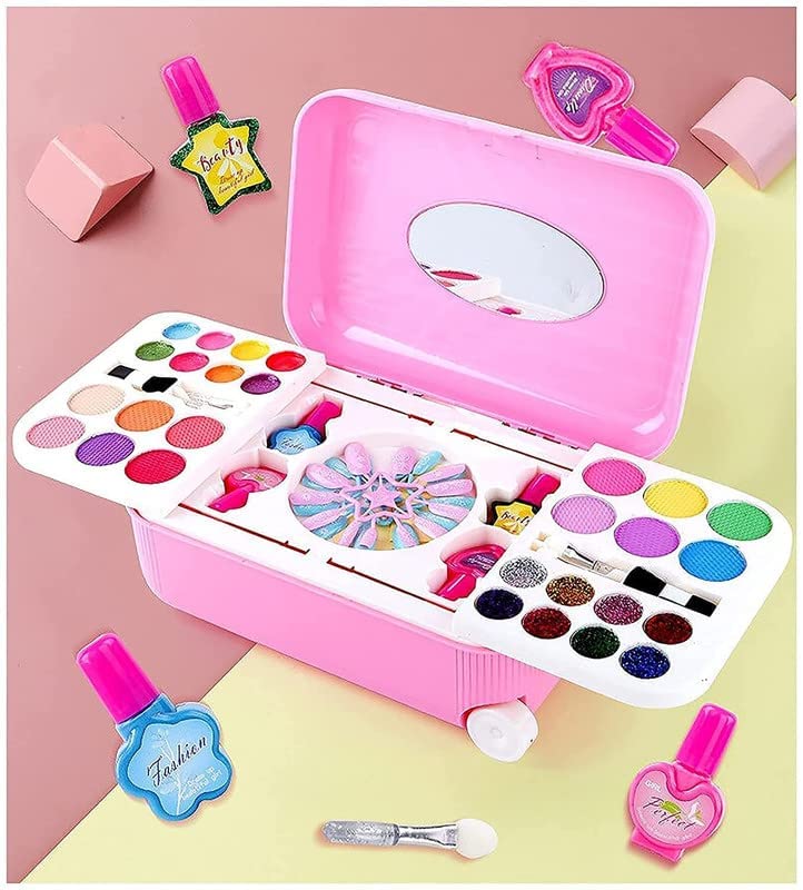 Pretend Play Beauty Trolley Set for Girls