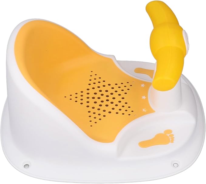 Non-Slip Shower Seat for Toddlers (Yellow & White)
