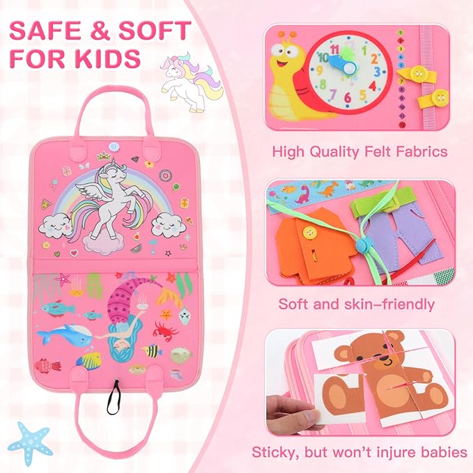 8-in-1 Sensory Learning Toy for Toddlers Ages 1–4