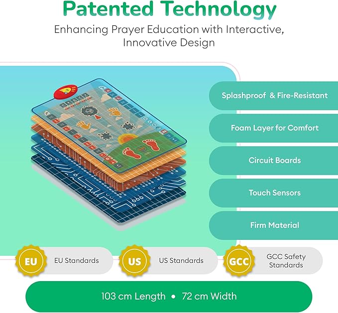 Interactive Smart Prayer Mat with Sound & Learning Features