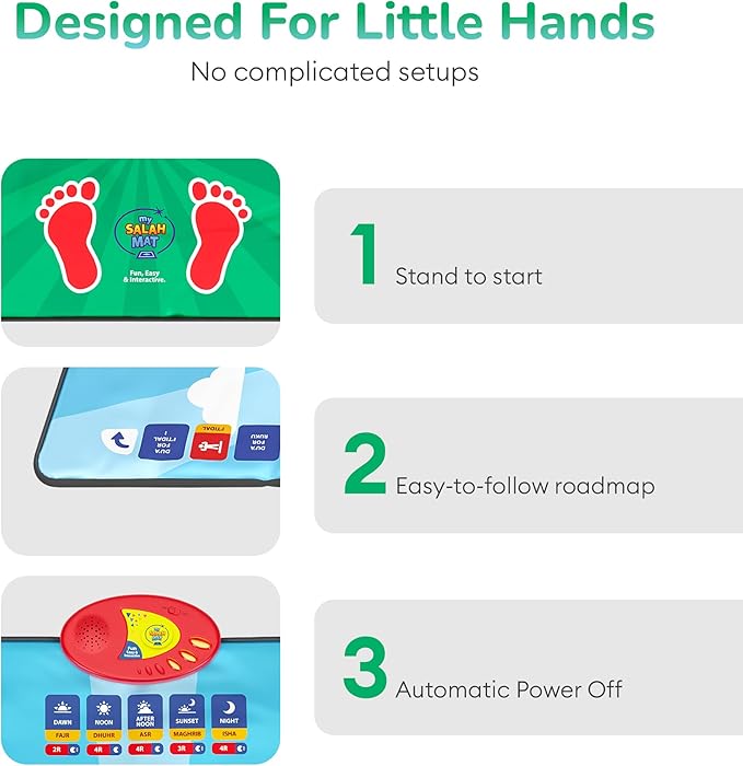 Interactive Smart Prayer Mat with Sound & Learning Features