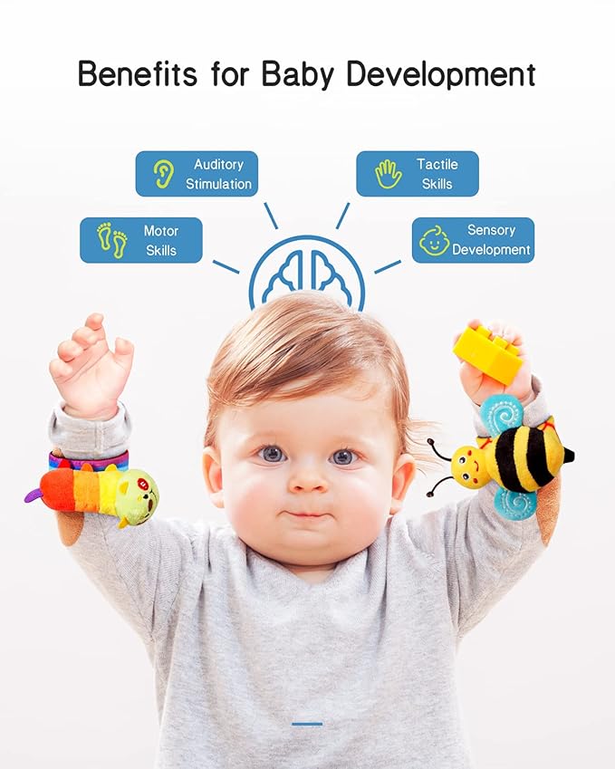 Garden Bug Toys for 0–12 Months