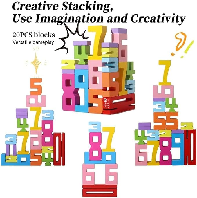 1–10 Balance Learning Toy Set (20 pcs)