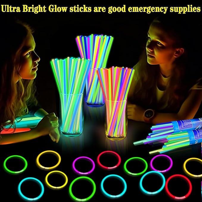 8" Neon Party Favors & Decorations