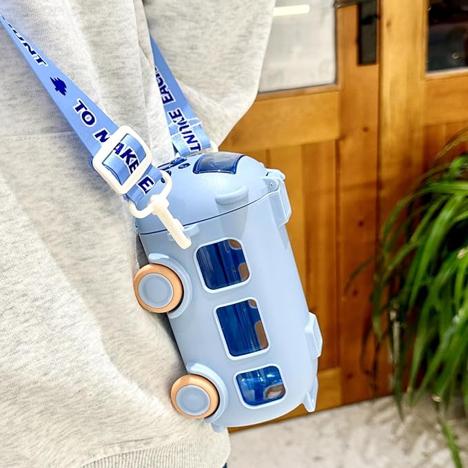 16oz Leak-Proof Straw Cup with Strap for Kids &amp; Travel