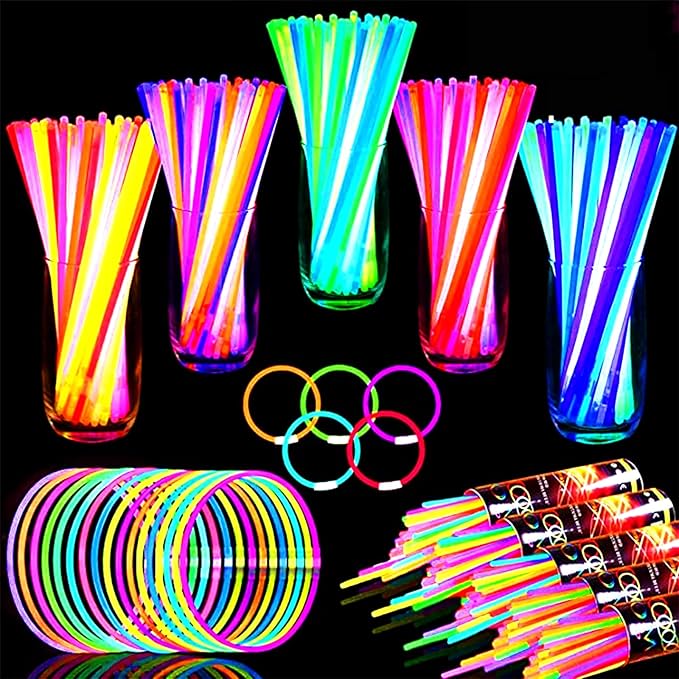 8" Neon Party Favors & Decorations
