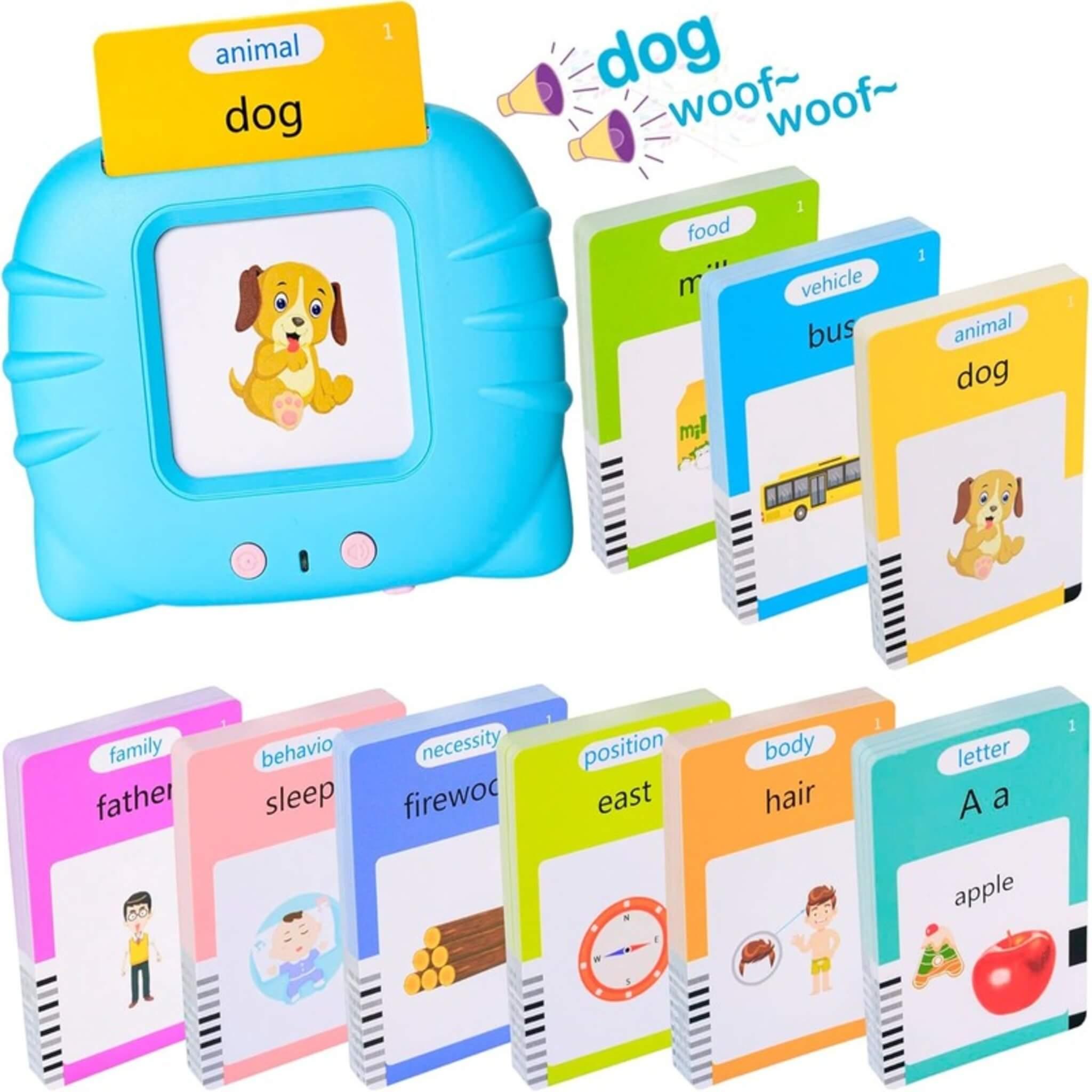 Bonjera: Interactive Flash Cards for Kids - Speech Therapy, Sight Words, and Montessori Learning Toys - Bonjera