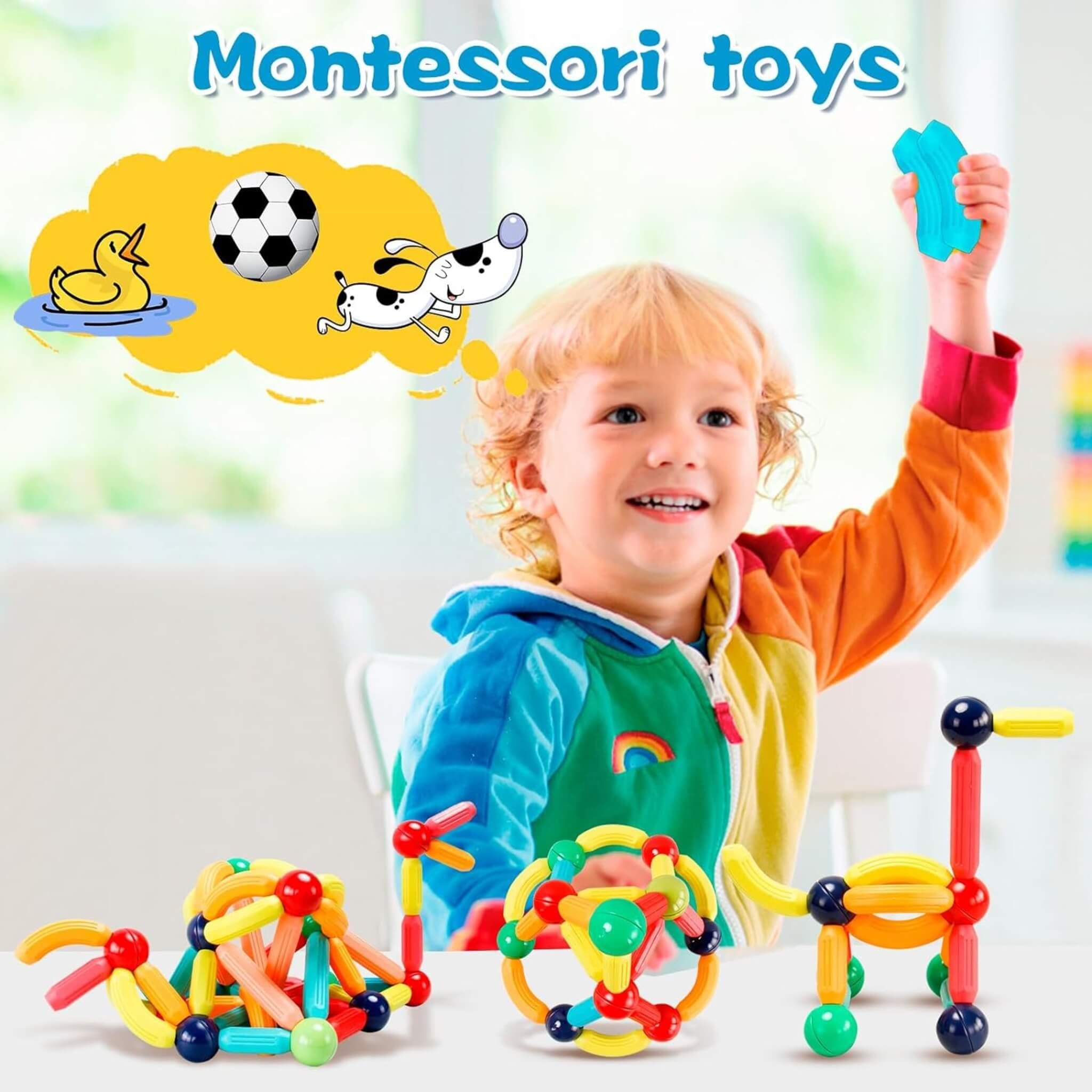 Non-Toxic Magnetic Toys (36PCS) - Bonjera