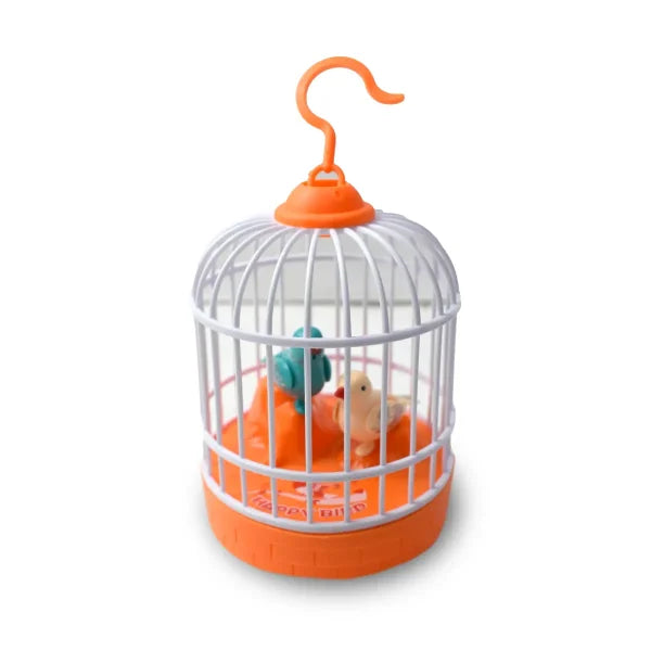 Musical Light Bird Cage With 2 Birds Beautiful Toy For Children’s